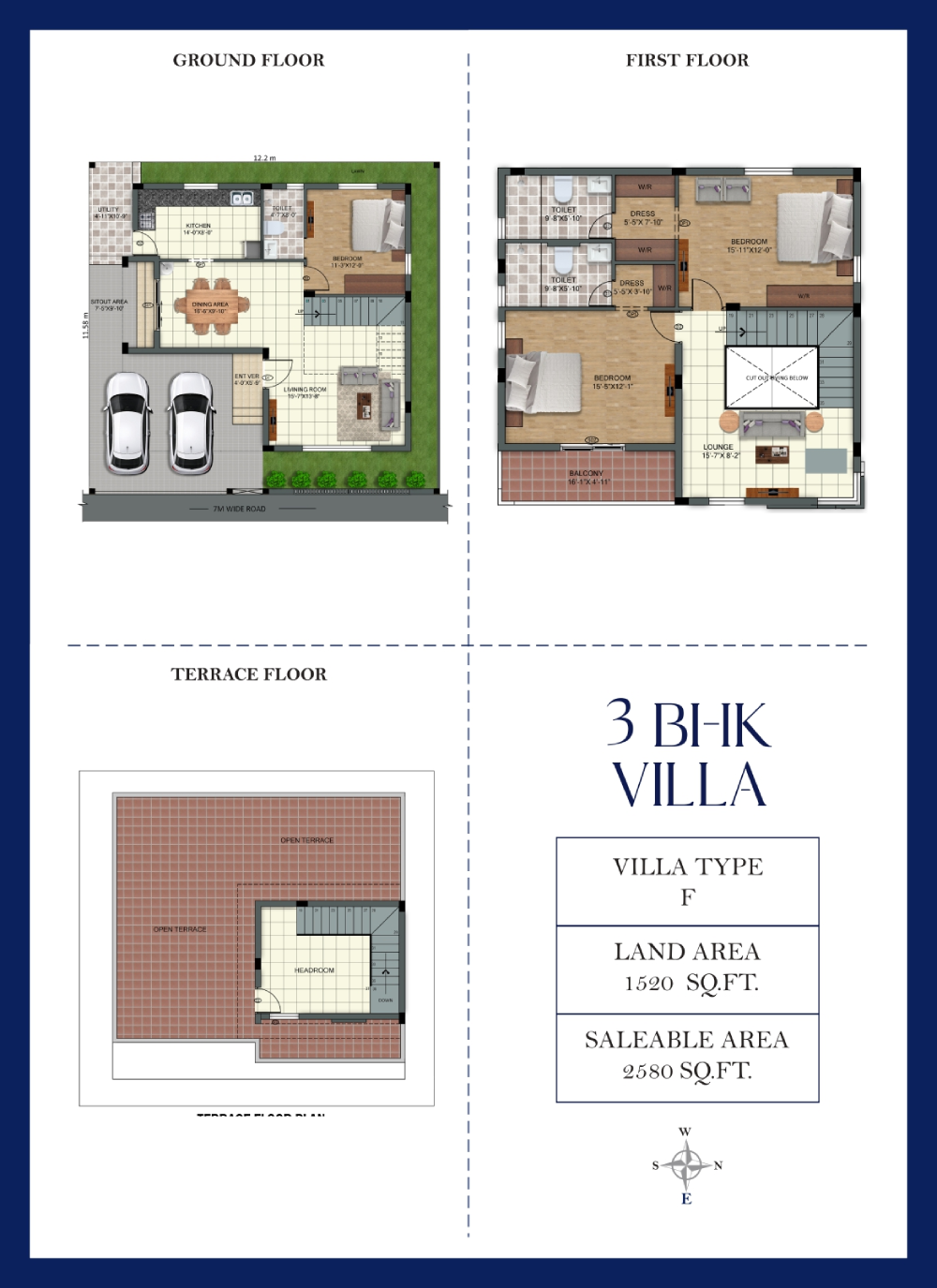 3 BHK VILLA TYPE F